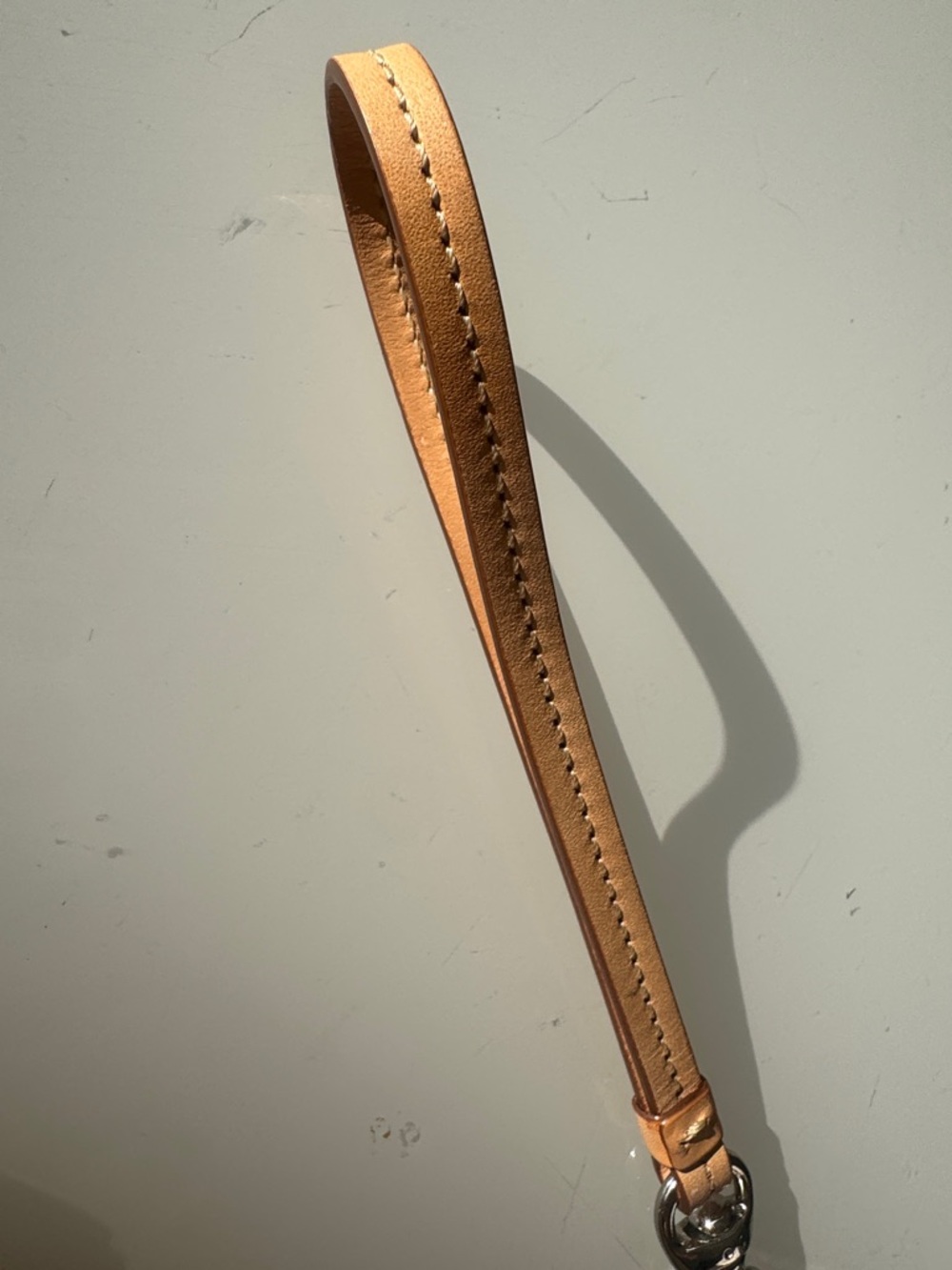 Coach Tan and Black Signature Wristlet - Picture 5 of 12